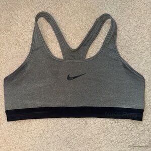 Nike Pro Women's Gray Sports Bra
